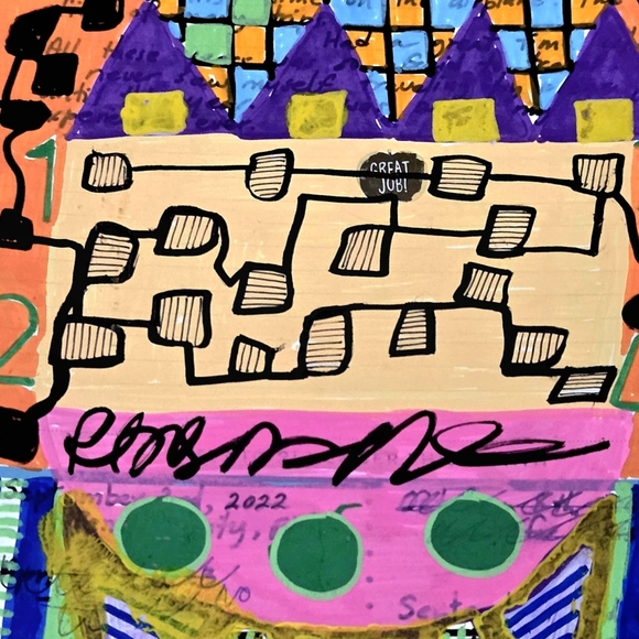 Original Abstract Art (Frame Not Included) - Picture 2 of 2